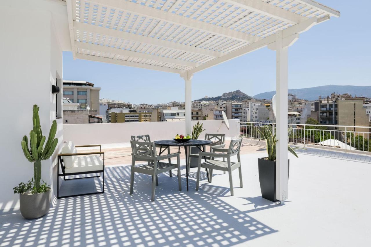 Acropol Studio Loft With Amazing View & Terrace Афины Экстерьер фото